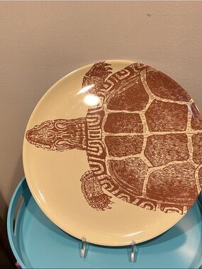 Thomas Paul Melamine Turtle platter Sea Life Turtle